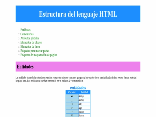 index screenshot