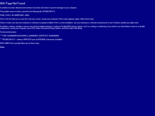 not_found screenshot