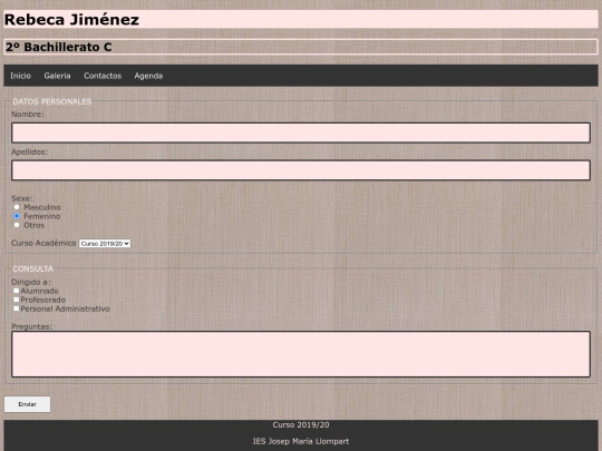 contactos screenshot