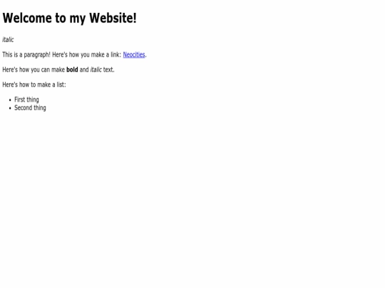 index screenshot