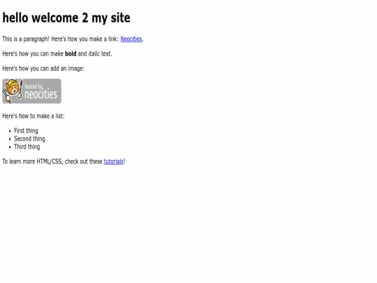 index screenshot