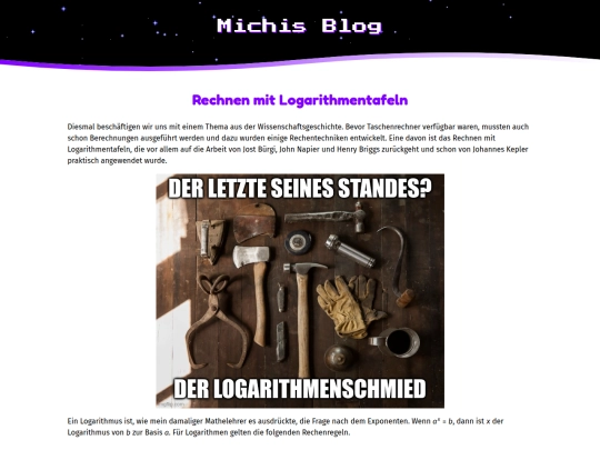 posts/logarithmen screenshot