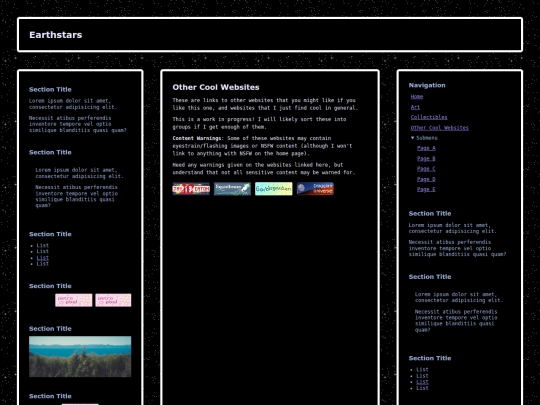 links screenshot