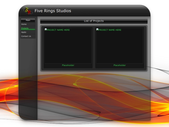 projects screenshot