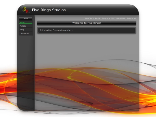 test screenshot