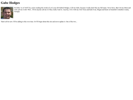 pages/aboutMe screenshot