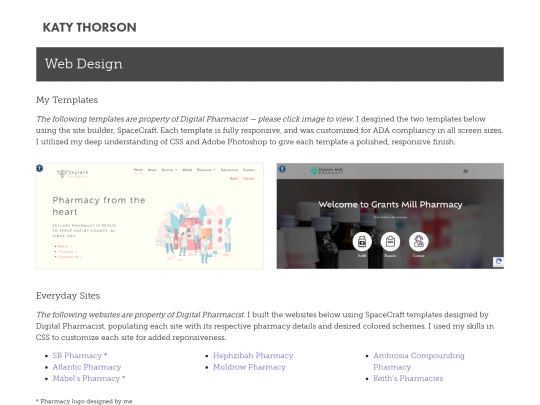 portfolio screenshot