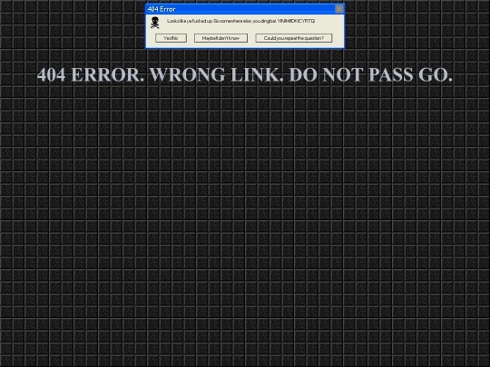 not_found screenshot