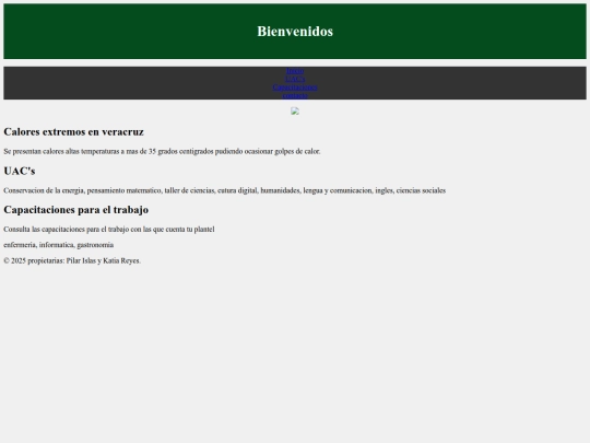 pagina html screenshot