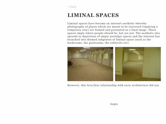 shrines/liminal-spaces screenshot