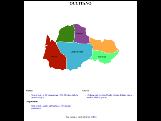 occitanoromance/occitano screenshot