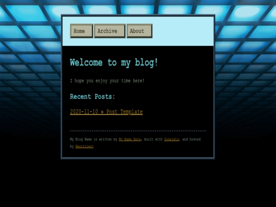 index screenshot