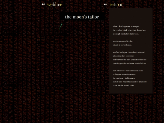 writings/startailor screenshot