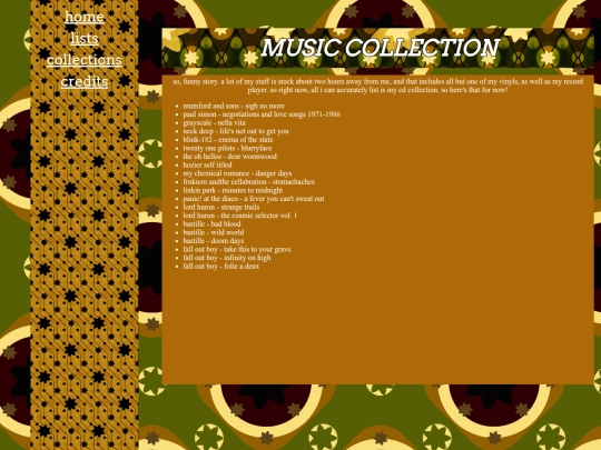 collections/music screenshot
