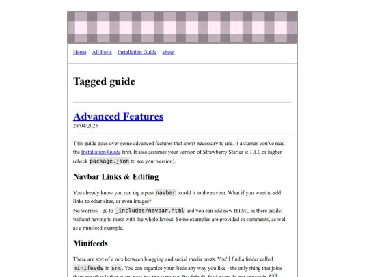 tags/guide screenshot