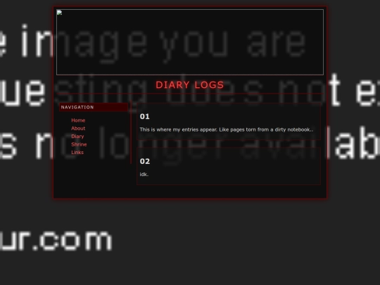 diary screenshot