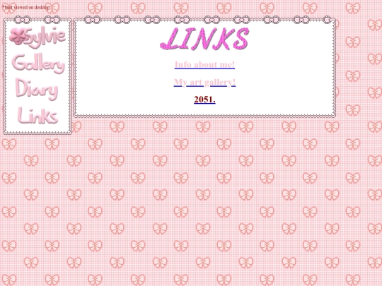 links screenshot
