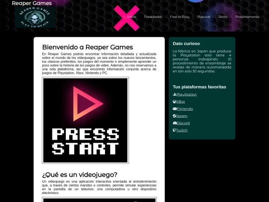 MiPagina Final screenshot
