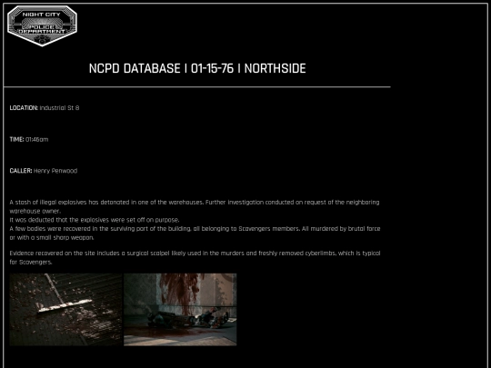 report screenshot