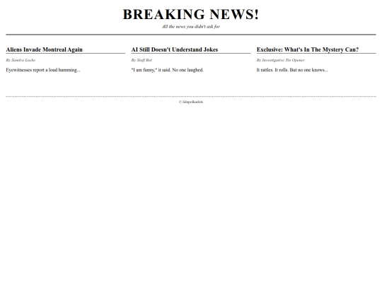index screenshot