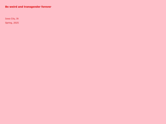 DigitalManifestosText/BeWeirdAndTransgenderForever screenshot