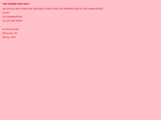 DigitalManifestosText/ForHumanEyesOnly screenshot