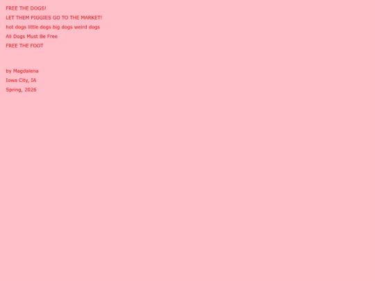 DigitalManifestosText/FreeTheFoot screenshot