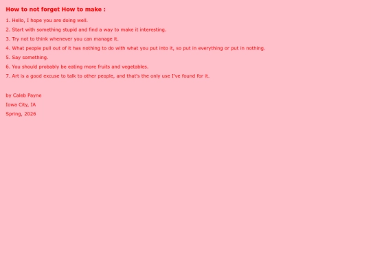 DigitalManifestosText/HowToNotForgetHowToMake screenshot