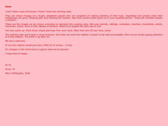DigitalManifestosText/Oxen screenshot