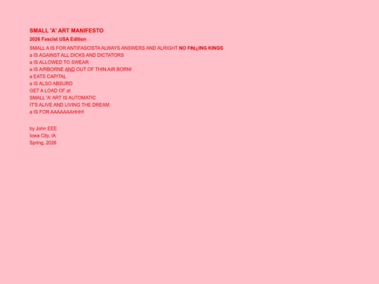 DigitalManifestosText/SmallAArt screenshot