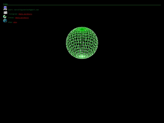links screenshot