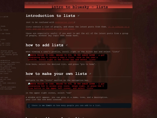intro-to-bluesky/lists screenshot