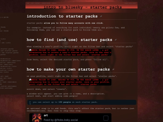 intro-to-bluesky/starter-packs screenshot