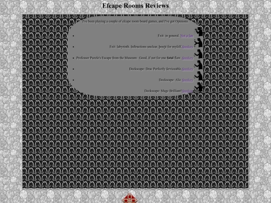 escrooms/reviews screenshot