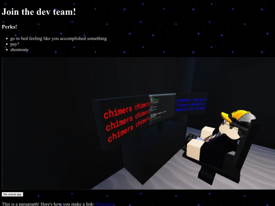 developer screenshot