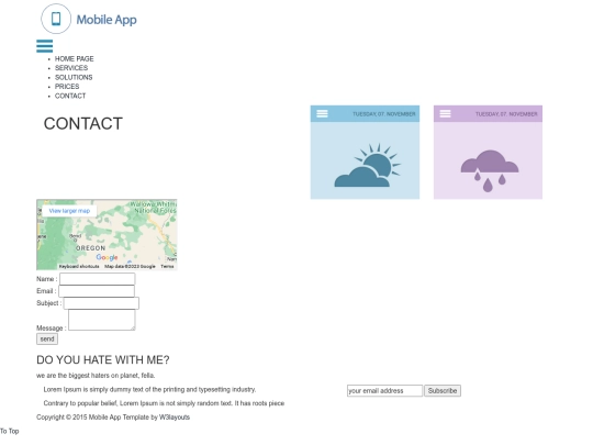 contact screenshot