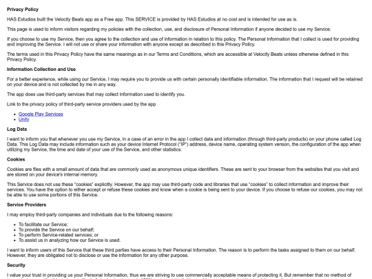 PoliticaPrivacidad screenshot