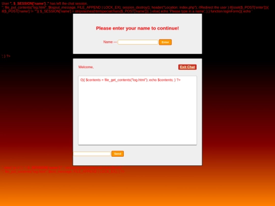 chat screenshot
