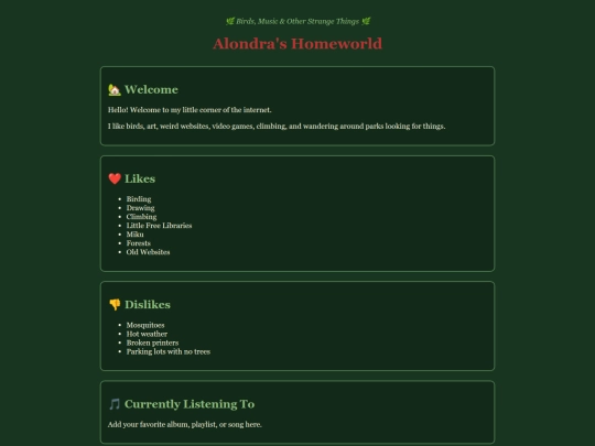 index screenshot
