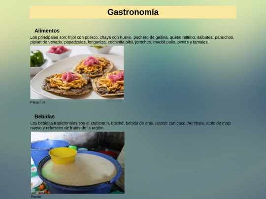 Teabo/gastronomia screenshot