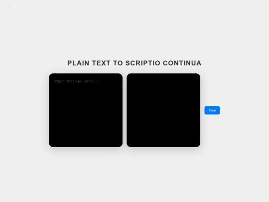 Scriptio Continua Translator screenshot