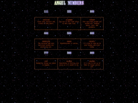inthehall/angelnumbers screenshot