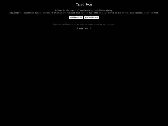 tarot screenshot