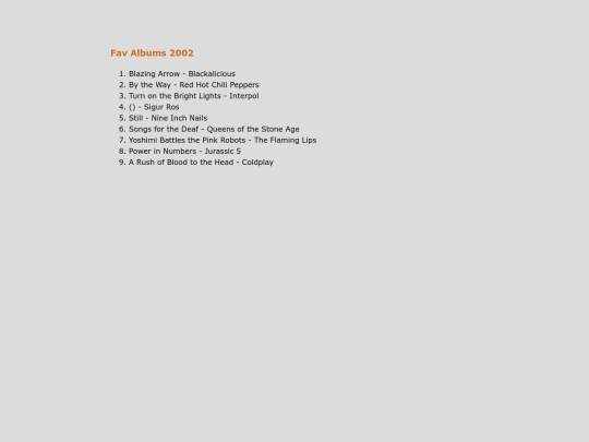 fav/albums/2002 screenshot