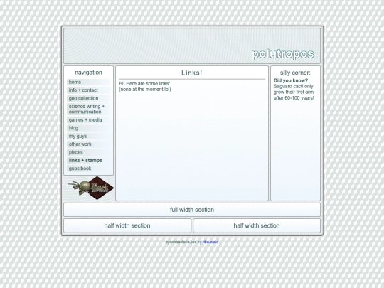 html/links screenshot