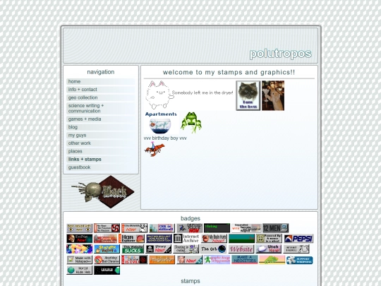 html/stamps screenshot