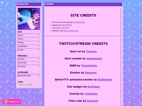 credit screenshot