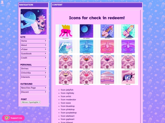 icons screenshot