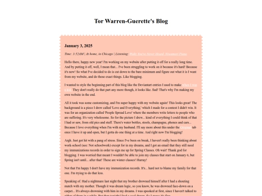 blog screenshot