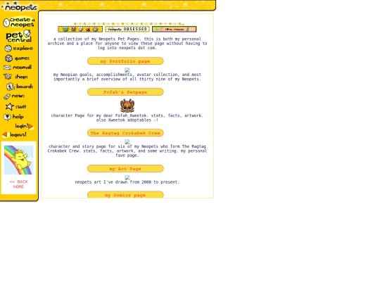 creation/neopets screenshot
